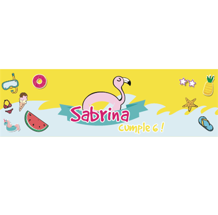 Banner de papel Summer Pers.